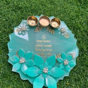 Pooja thali  With metal katori